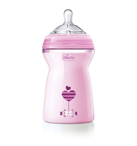 Chicco NaturalFeeling biberon 330 ml Rose