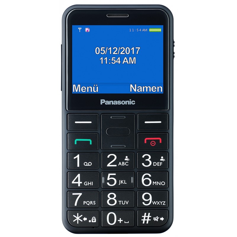 Panasonic KX-TU150 6,1 cm (2.4 Zoll) 102 g Schwarz Funktionstelefon