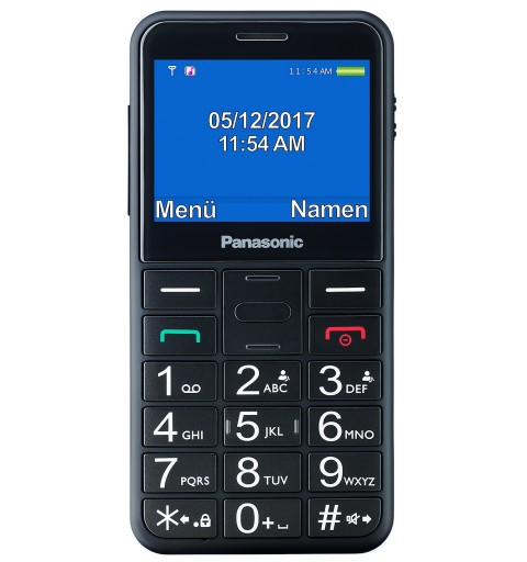 Panasonic KX-TU150 6,1 cm (2.4 Zoll) 102 g Schwarz Funktionstelefon