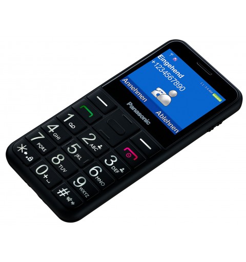 Panasonic KX-TU150 6,1 cm (2.4 Zoll) 102 g Schwarz Funktionstelefon