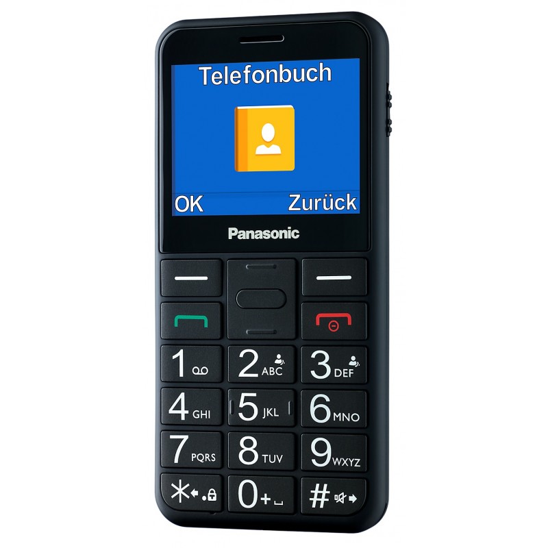 Panasonic KX-TU150 6,1 cm (2.4") 102 g Nero Telefono cellulare basico