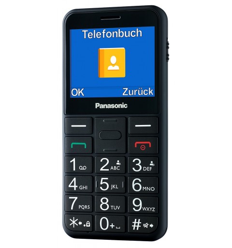 Panasonic KX-TU150 6,1 cm (2.4 Zoll) 102 g Schwarz Funktionstelefon