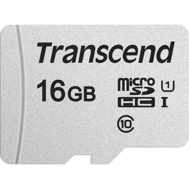 Transcend microSD Card SDHC 300S 16GB with Adapter