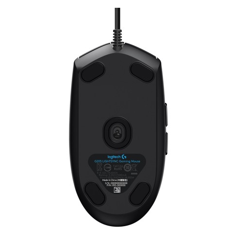 Logitech G G203 LIGHTSYNC Gaming mouse USB tipo A 8000 DPI