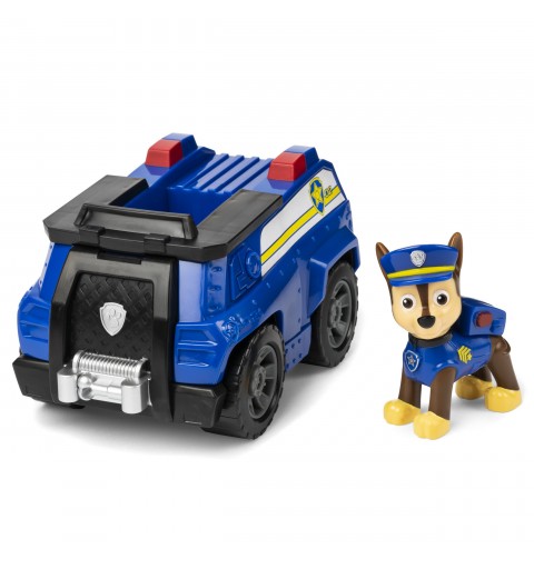 PAW Patrol , Chase’s Patrol Cruiser Vehicle with Collectible Figure, for Kids Aged 3 and Up