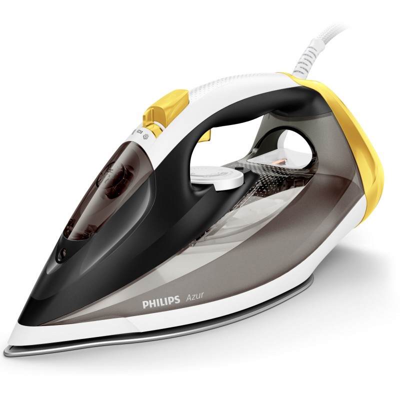 Philips Azur GC4544 80 iron Steam iron SteamGlide Plus soleplate 2600 W Black, Yellow