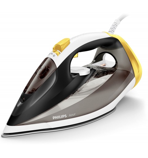 Philips Azur GC4544 80 iron Steam iron SteamGlide Plus soleplate 2600 W Black, Yellow