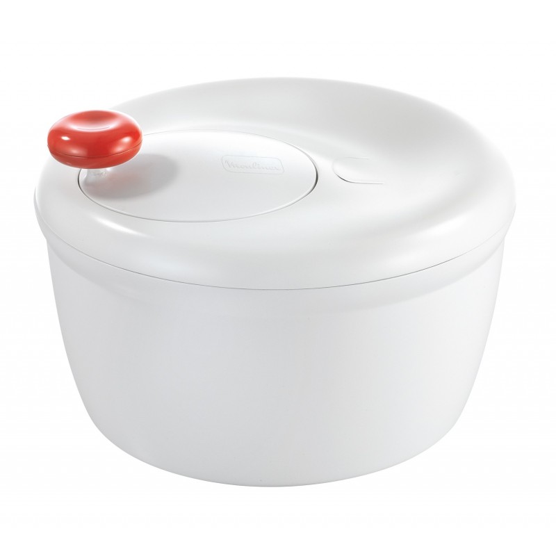 Moulinex K1010114 salad spinner White Crank handle