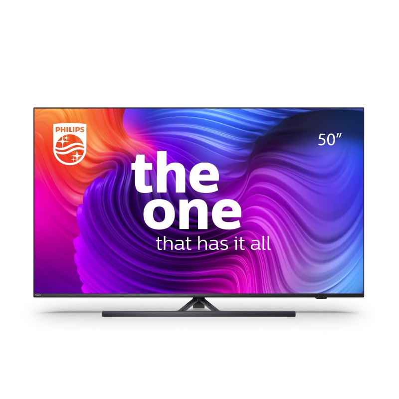 Philips Performance 50PUS8556 12 TV 127 cm (50") 4K Ultra HD Smart TV Wi-Fi Antracite, Grigio