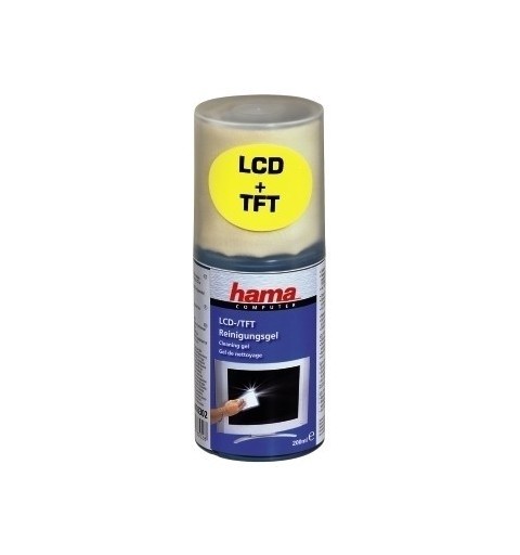 Hama 00078302 kit de limpieza para computadora Portátil, PC Gel para limpieza de equipos 200 ml