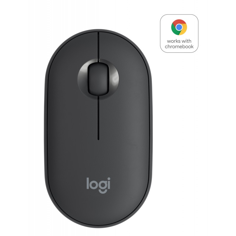 Logitech Pebble M350 Wireless mouse Ambidestro Wireless a RF + Bluetooth Ottico 1000 DPI