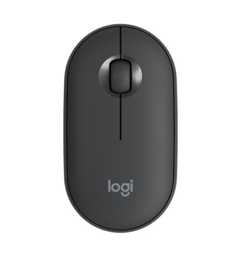 Logitech Pebble M350 Wireless Mouse Maus Beidhändig RF kabellos + Bluetooth Optisch 1000 DPI