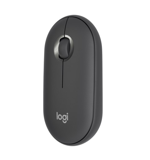 Logitech Pebble M350 Wireless Mouse Maus Beidhändig RF kabellos + Bluetooth Optisch 1000 DPI