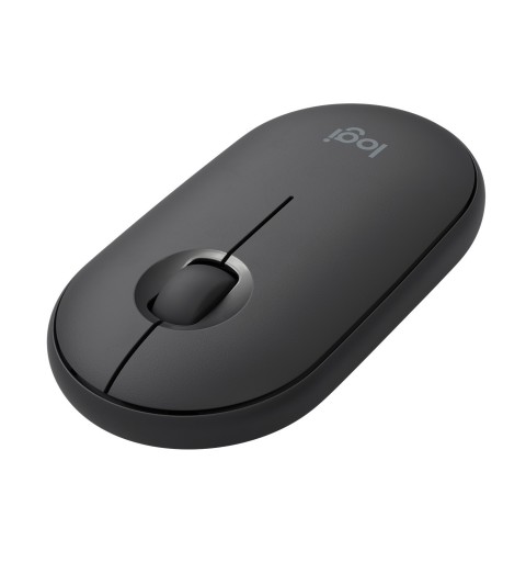 Logitech Pebble M350 Wireless Mouse Maus Beidhändig RF kabellos + Bluetooth Optisch 1000 DPI