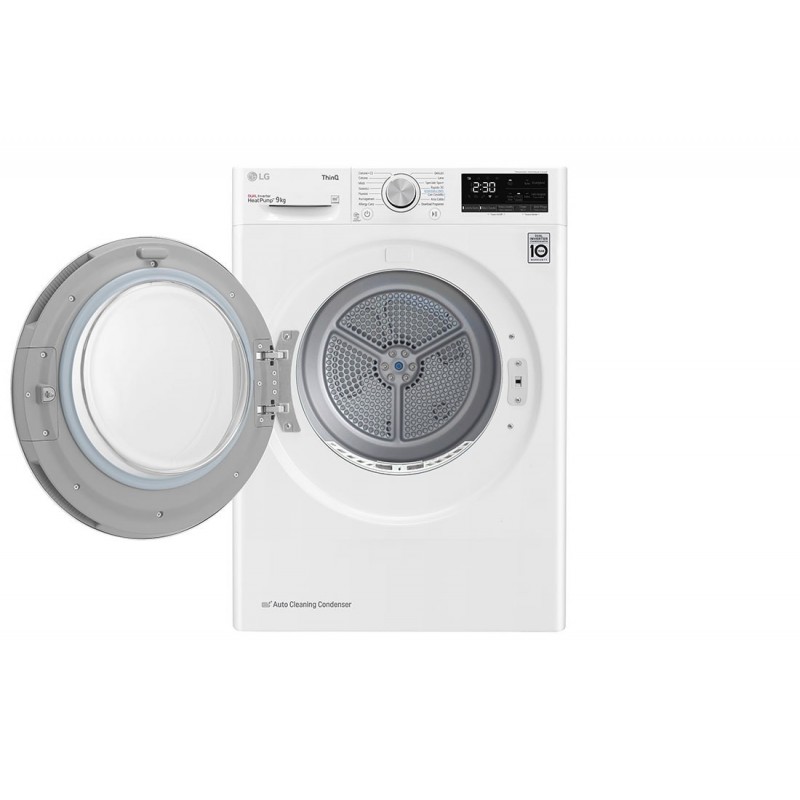 LG RH90V5AV5N asciugatrice Libera installazione Caricamento frontale 9 kg A++ Bianco