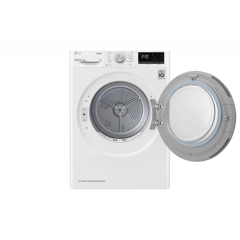 LG RH90V5AV5N asciugatrice Libera installazione Caricamento frontale 9 kg A++ Bianco