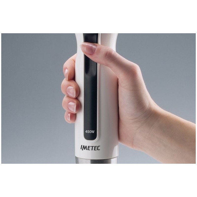 Imetec HB4 Mélangeur par immersion 450 W Noir, Blanc