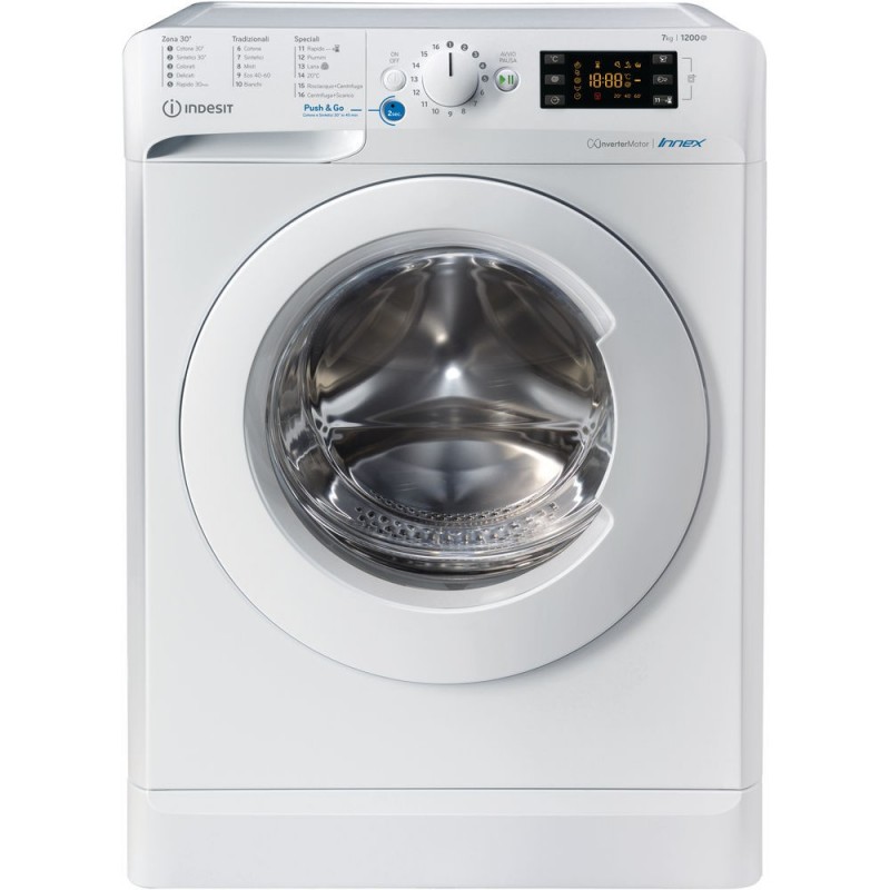 Indesit BWE 71283X W IT N lavadora Carga frontal 7 kg 1200 RPM D Blanco