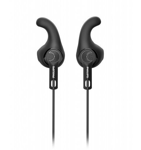 Philips TAA3206BK 00 écouteur casque Sans fil Crochets auriculaires, Ecouteurs Sports USB Type-C Bluetooth Noir