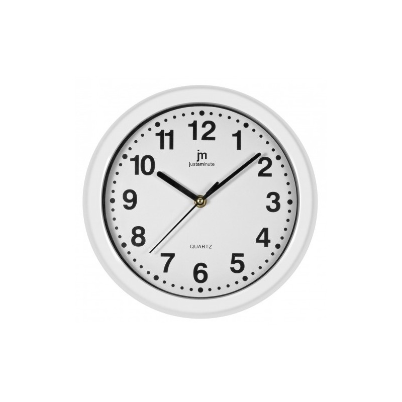 Lowell Justaminute 00710 Quarzwanduhr Kreis Weiß Lowell Justaminute 00710 Quarzwanduhr Kreis Weiß