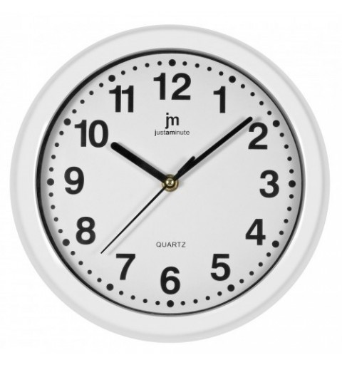 Lowell Justaminute 00710 Reloj de pared de cuarzo Círculo Blanco