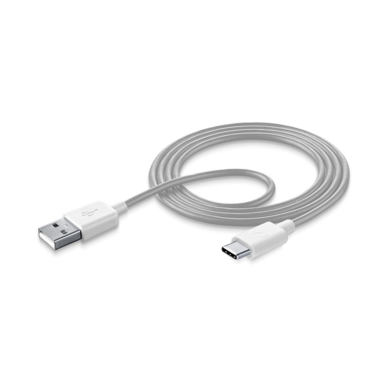 Cellularline USBDATATYCSMART câble USB 1 m USB A USB C Blanc