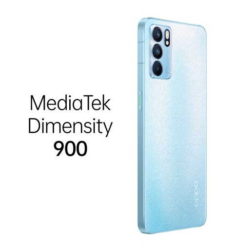 OPPO Reno 6 16,3 cm (6.43 Zoll) Dual-SIM ColorOS 11.3 5G USB Typ-C 8 GB 128 GB 4300 mAh Blau