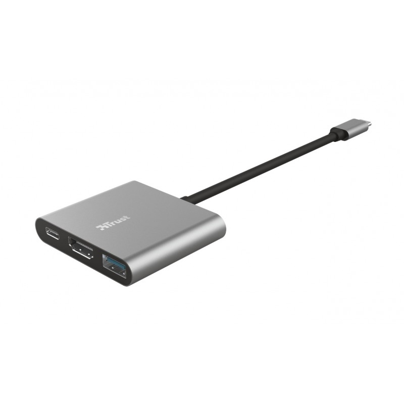 Trust Dalyx USB 3.2 Gen 1 (3.1 Gen 1) Type-C 5 Mbit s Alluminio, Nero