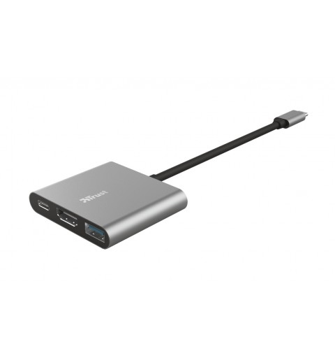 Trust Dalyx USB 3.2 Gen 1 (3.1 Gen 1) Type-C 5 Mbit s Alluminio, Nero