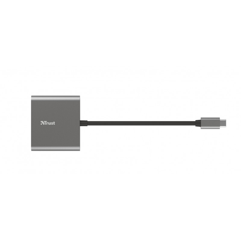 Trust Dalyx USB 3.2 Gen 1 (3.1 Gen 1) Type-C 5 Mbit s Aluminio, Negro