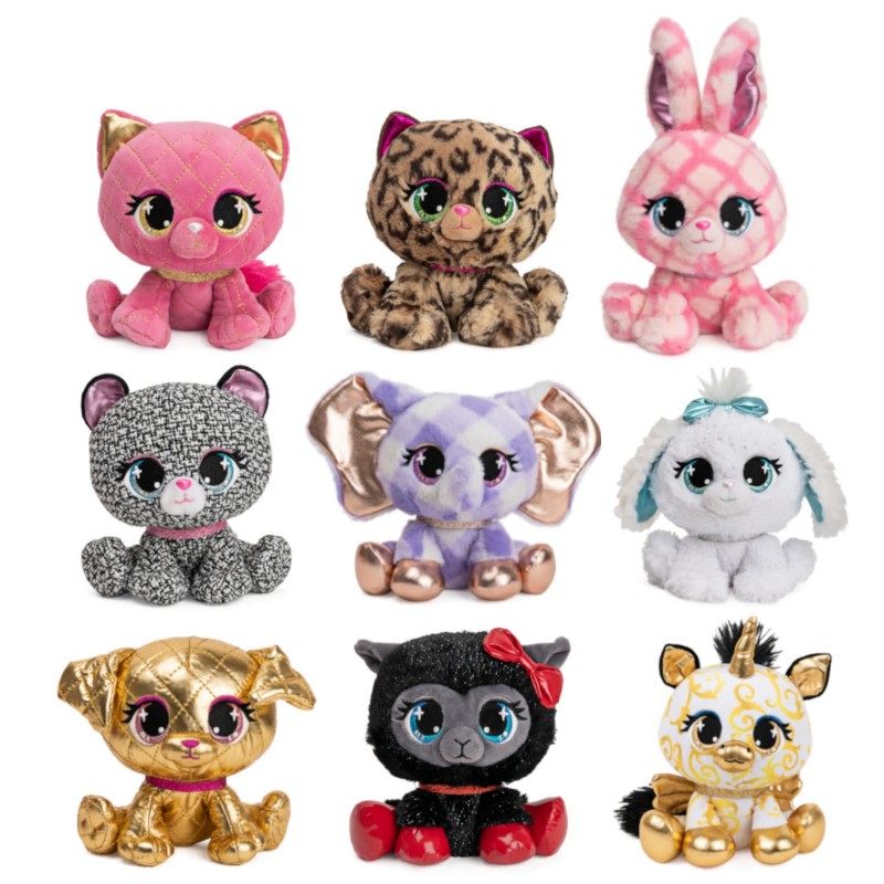 GUND P.Lushes Designer Fashion Pets, Madame Purrnel, chatte en peluche de luxe douce et élégante