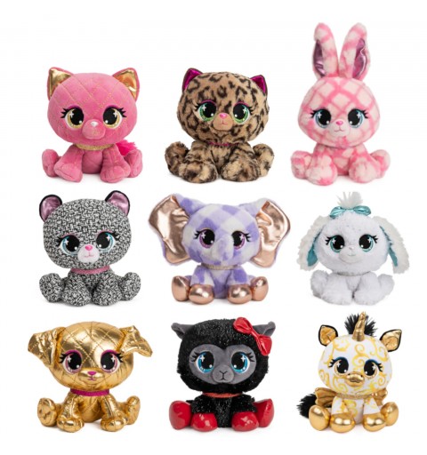 GUND P.Lushes Designer Fashion Pets, Madame Purrnel, chatte en peluche de luxe douce et élégante