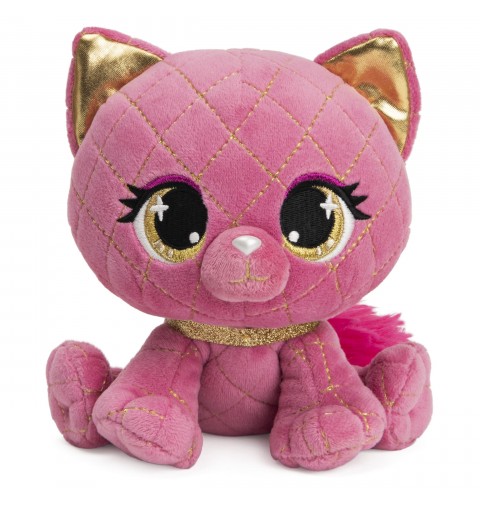 GUND P.Lushes Designer Fashion Pets Madame Purrnel Premium Cat Stuffed Animal, Pink and Gold, 6”