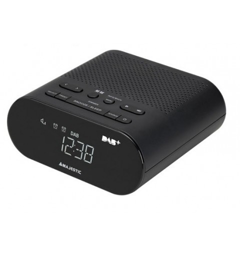 New Majestic RS-116 DAB Clock Digital Black