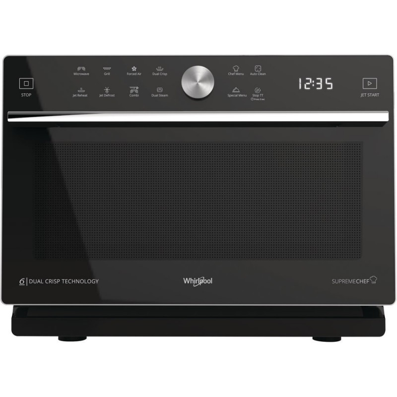 Whirlpool MWP 339 SB Comptoir Micro-onde combiné 33 L 900 W Noir, Argent