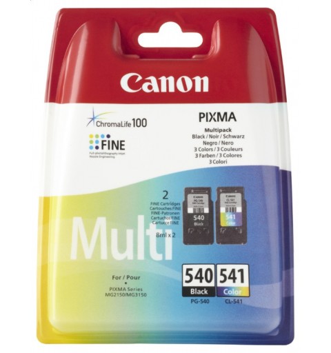 Canon PG-540 CL-541 Druckerpatrone 2 Stück(e) Original Schwarz, Cyan, Magenta, Gelb