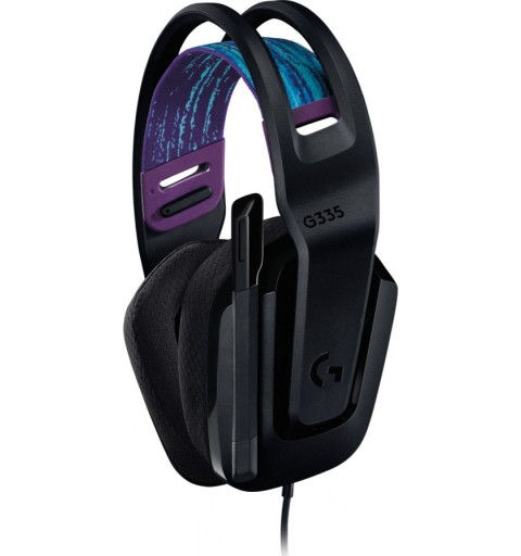 Logitech G G335 Wired Gaming Headset Auricolare Cablato A Padiglione Giocare Nero