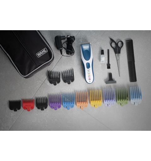Wahl 09649-016 cortadora de pelo y maquinilla Azul, Plata
