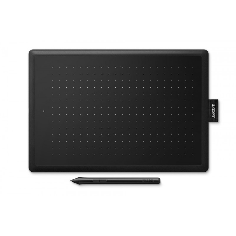 Wacom One by Medium graphic tablet Black 2540 lpi 216 x 135 mm USB