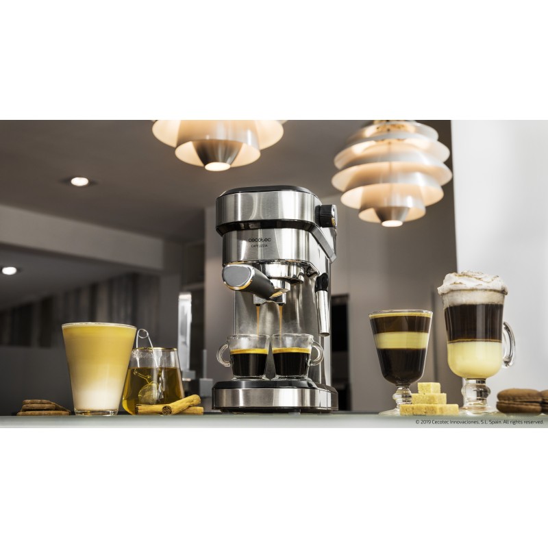 Cecotec Cafelizzia 790 Steel Semi-automatique Machine à expresso 1,2 L