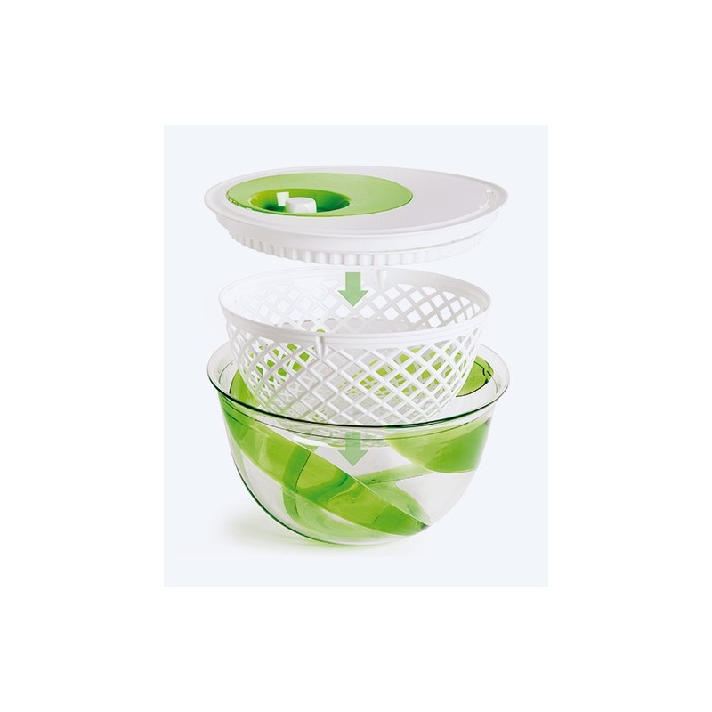 Snips 020411 boîte hermétique alimentaire Ovale 5 L Vert, Transparent, Blanc 1 pièce(s)