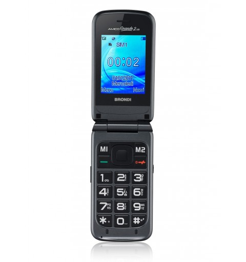 Brondi Amico Grande 2 LCD 6,1 cm (2.4") Titanio Telefono cellulare basico
