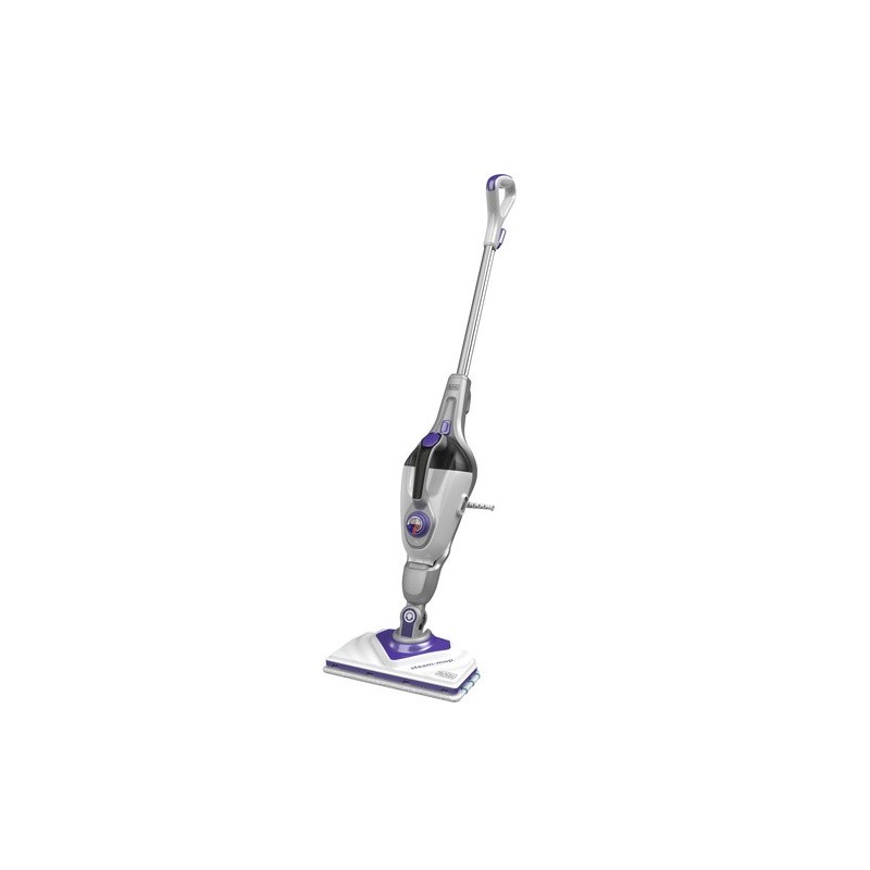 Black & Decker BHSM1615DSM nettoyeur vapeur Nettoyeur vapeur balai 0,5 L  1600 W Violet, Blanc