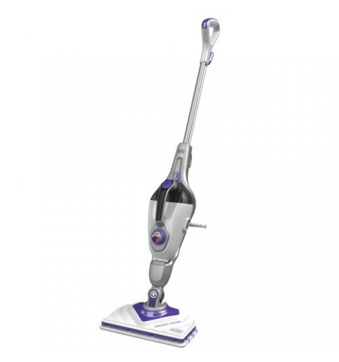 Black & Decker BHSM1615DSM steam cleaner Upright steam cleaner 0.5 L 1600 W Purple, White