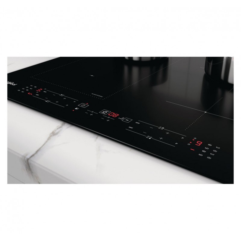 Whirlpool WL B8160 NE Black Built-in 59 cm Zone induction hob 4 zone(s)