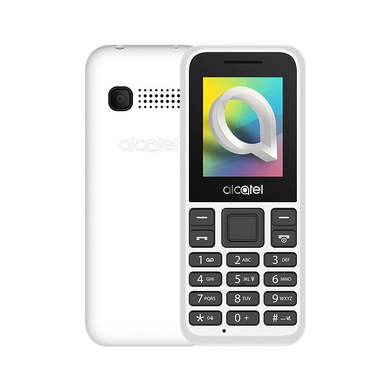 Alcatel 1066D 4,57 cm (1.8") 63 g Bianco Telefono cellulare basico