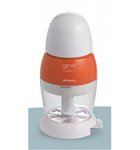 Ariete 439 rallador eléctrico Naranja, Blanco