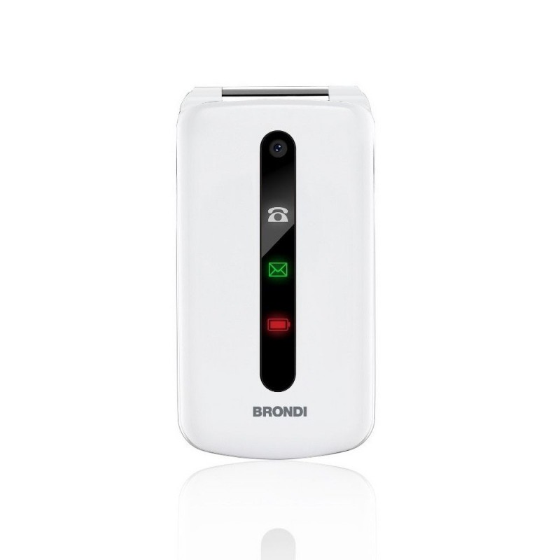 Brondi President 7,62 cm (3") 130 g Blanc Téléphone numérique