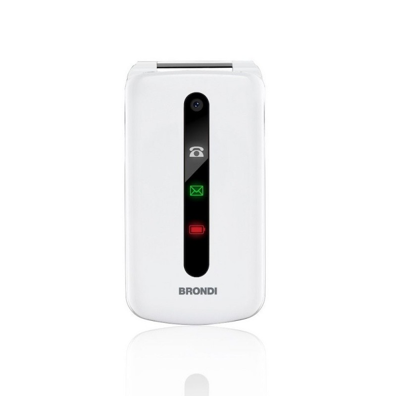 Brondi President 7.62 cm (3") 130 g White Feature phone