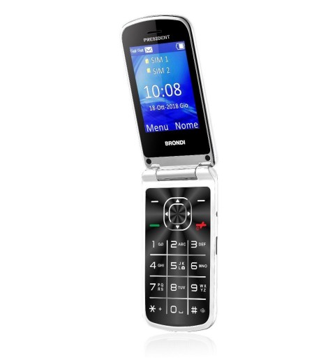 Brondi President 7,62 cm (3") 130 g Bianco Telefono cellulare basico
